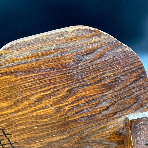 Vintage Wooden Wall Shelf Hanging Hand Painted Farm Daisy Rustic Handmade - Picture 9 of 14